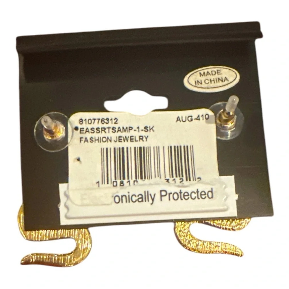 Noir Jewelry Snake Earrings – Multicolor Crystal Statement Earrings